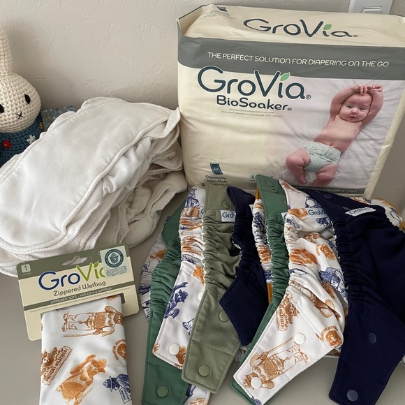 Grovia hybrid diapers and biosoakers - Picture 1 of 6